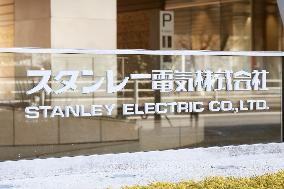 Stanley Electric signboard and logo